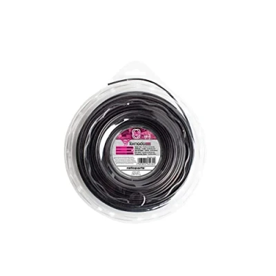 Imagen de Ratio Parts Nylon Hilos 3,9 mm Tornado copolymer 26 m Hilo para recortabordes (Carrete, Color Negro