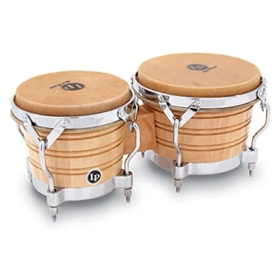 Imagen de LP Generation II Bongos de madera, color natural, 7 1/4&quot; y 8 5/8&quot;