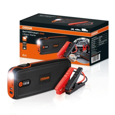 Imagen de OSRAM BATTERYstart 400 OBSL400 Arrancador de bateria portatil con iluminación transfondo norauto, oscaro, mister auto