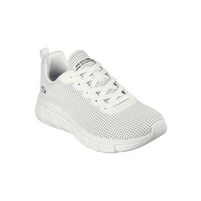 Imagen de Skechers Bobs B Flex Esencia Visionaria, Zapatillas de Deporte Mujer, Camiseta Blanca, 43 EU