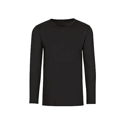 Imagen de Trigema Langarm Shirt Camisa Mujer, Color Negro, Talla XL