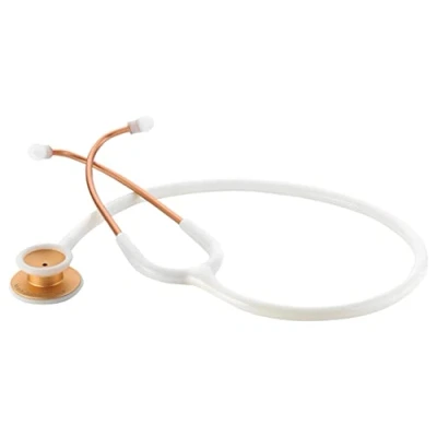 Imagen de ADC Adscope 619 Estetoscopio clínico ultra ligero Oro rosa/blanco