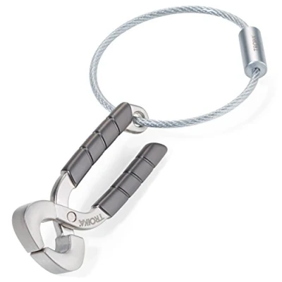 Imagen de TROIKA MAN`S BEST FRIENDS pincers KR16 25/MA Llavero metal fundido mate cromado gris claro, oscuro original