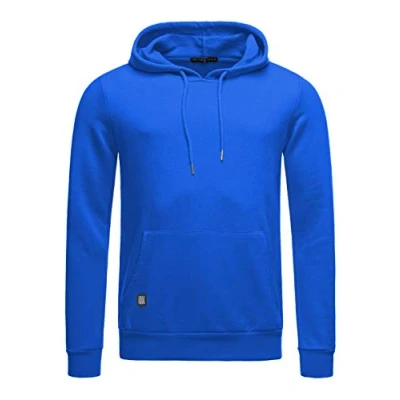 Imagen de RED BRIDGE Sudadera Unicolor con Capucha de algodón para Hombre Azul