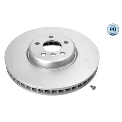 Imagen de MEYLE 383 521 1020/PD Disco de freno Eje delantero, derecha 348 36 5 112 ventilado revestido láminas zinc altamente carbonizado con tornillos