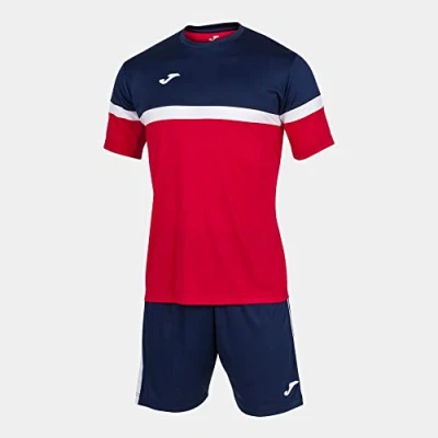 Imagen de Joma Danubio Conjunto de Fútbol Camiseta y Pantalones Cortos, Hombre, Rojo (Red/Navy), 6XS