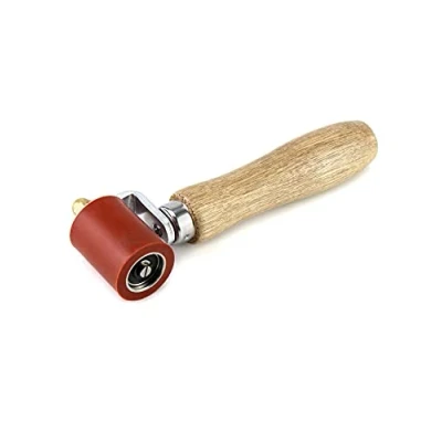 Imagen de QWORK® Rodillo de Silicona Presion, Presión Manual, Resistente a Altas Temperaturas Herramienta Soldadura PVC para Techos, 40mm