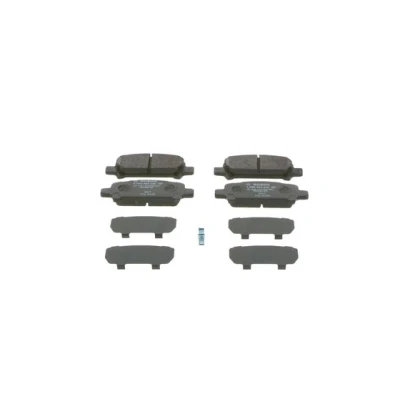 Imagen de BOSCH 0 986 494 445 Juego de pastillas freno Low Metallic con avisador acústico desgaste Chapa antichirridos SUBARU: Forester II