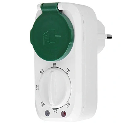 Imagen de ORNO PRE 446(GS) Enchufe Temporizador Zona Exterior con Sensor crepuscular, Schuko, 16A / 230A, IP44