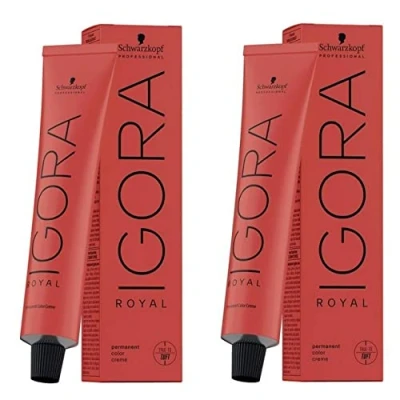 Imagen de Schwarzkopf Professional Igora Royal Cools Coloración permanente 60 ml 4 0 Medium Brown Natural