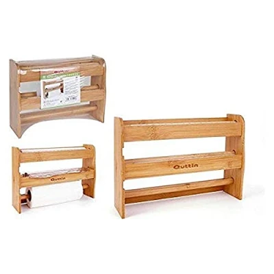 Imagen de Portarollos Cocina Bambu 36X25.5X10 marca QUTTIN