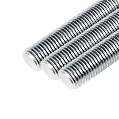 Imagen de varilla roscada M8 x 1000 mm, resistencia clase 8,8 de acero, roscada, DIN 976, 5 unidades