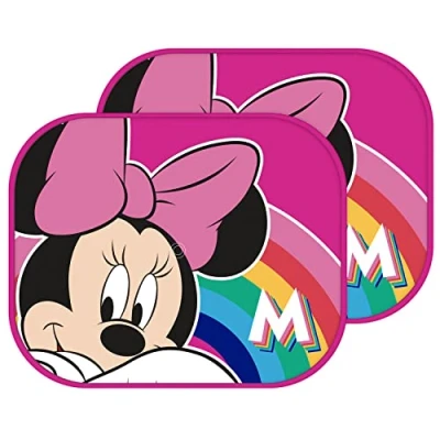 Imagen de ARDITEX Protectores de Sol para Ventanas Coches 2 Unidades Minnie Mouse