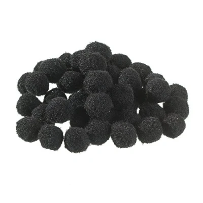 Imagen de Efco Alfileres 15 mm 45 Pcs. Negro, Poliamida