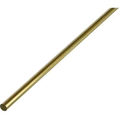 Imagen de Alberts 471132 Perfil cilíndrico, Latón, 1000 x 8 mm