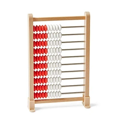 Imagen de Learning Resources Miniábaco de 100 bolas (set 4), ábaco para las matemáticas los niños, recurso con madera contar, fichas