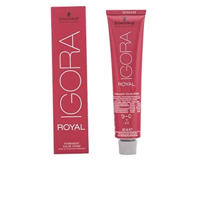 Imagen de Schwarzkopf Professional Igora Royal Cools Coloración permanente 60 ml 9 0 Extra Light Blonde Natural