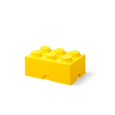 Imagen de LEGO caja de almacenamiento apilable con 6 perillas, 8,47 l Producto LEGO, plástico tapa, escritorio, habitación, juguetes