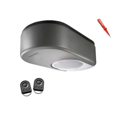 Imagen de Somfy Dexxo Pro 1000 3S io Mando a distancia para puerta de garaje (incluye 2 mandos 4 comandos KeyGo io) con remolque ADAMS y comprobador corriente sin raíles
