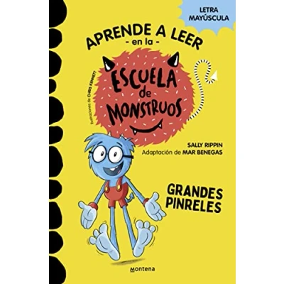 Imagen de Aprender a leer En la Escuela de Monstruos 4 Grandes pinreles: letra MAYÚSCULA (libros para niños partir 5 años) (Montena)