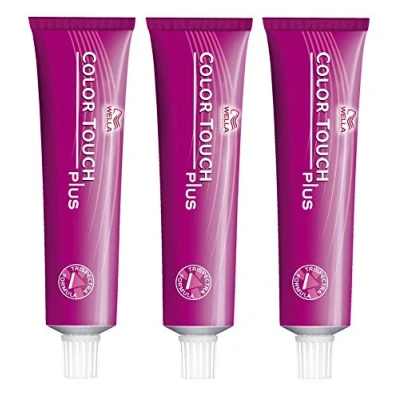 Imagen de Wella Professionals color Touch Plus 88/07 Lote de 3 rubios claros intensos, marrón natural, 60 ml