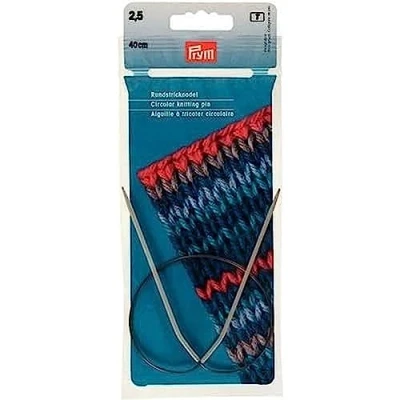 Imagen de Prym Rundstricknadeln ALU 80 cm 2,50 mm Grau Agujas Redondas, Aluminio, Gris, 2,5