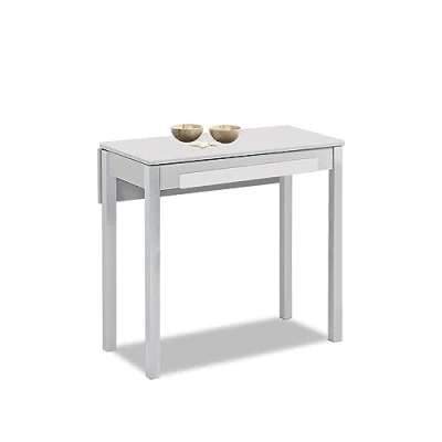 Imagen de ASTIMESA Mesa de Cocina Extensible, Gris, 80 cm x 40