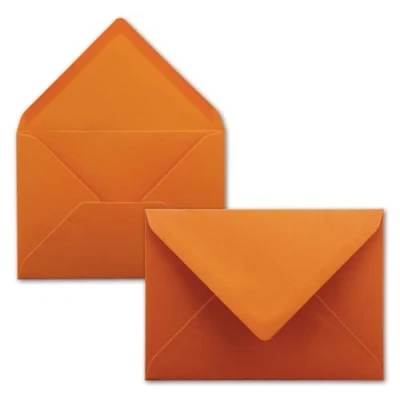 Imagen de FarbenFroh Sobres (100 unidades, formato DIN C6, 114 x 162 mm, cierre húmedo, sin ventana, para tarjetas de felicitación e invitaciones), color terracota