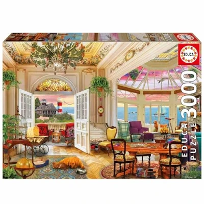 Imagen de Educa Puzzle de 3000 Piezas para Adultos Vida en la Costa. Incluye Servicio Pieza perdida hasta agotar existencias. Medidas: 120 x 85 cm. A Partir 14 años (20332)