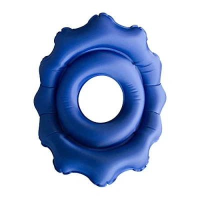 Imagen de Mobiclinic, AIR 01, Cojín Hinchable Circular, Marca española, para hemorroides, Incluye inflador, Embarazo, Postoperatorios, Inflable, Soporte Lumbar, Redondo, Agujero Central