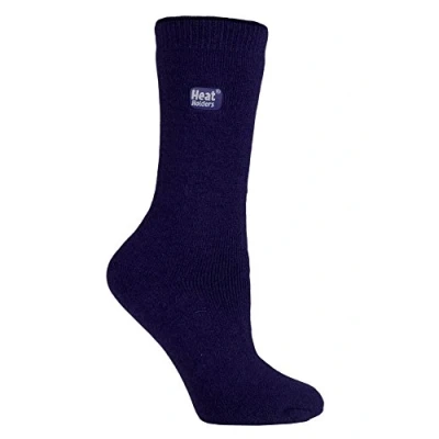 Imagen de HEAT HOLDERS Mujer invierno calientes termicos finos calcetines (37 42 Eur, Indigo)