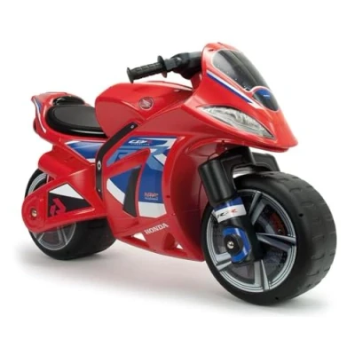 Imagen de INJUSA Moto Correpasillos Winner Honda Fireblade, para Niños de 4 a 7 Años, con Diseño Deportivo, Ruedas Anchas Plástico y Asa Transporte Padres, Color Rojo (No Eléctrico)