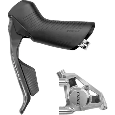 Imagen de SRAM Comando sx + Pinza Disco Red AXS anteriore Flat Mount 2 velocità E1, Unisex Adult, Black, One Size