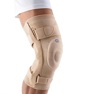 Imagen de BAUERFEIND Vendaje de Rodilla, GenuTrain S, Beige,Izquierdo, Talla 7