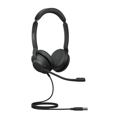 Imagen de Jabra Evolve2 30 SE Auriculares Estéreo con Cancelación de Ruido, Cable USB A y Tecnología Llamada 2 Micrófonos Certificado para MS Teams, Todas Las Plataformas Negro
