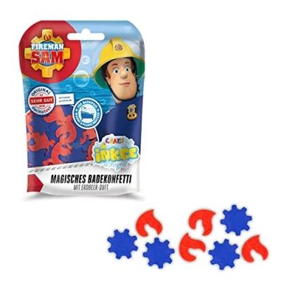 Imagen de CRAZE INKEE Confeti baño para niños, de Sam El Bombero, Multicolor juguetes baño, 12499