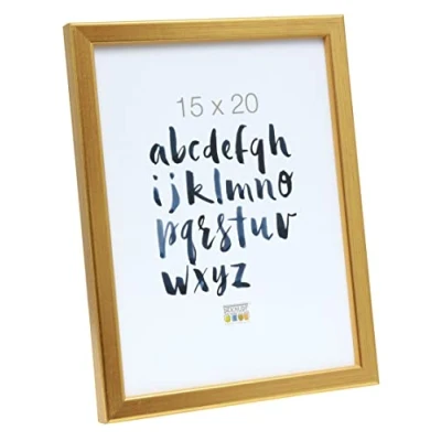 Imagen de Deknudt Frames S41JA1 Marco de Fotos (Madera, 15 x 20 cm), Color Dorado