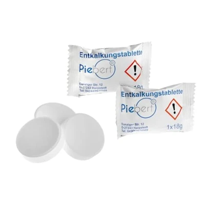 Imagen de 30x comprimidos desincrustantes para cafeteras Universalmente aplicable Tabletas de 18g Calidad Made in Germany
