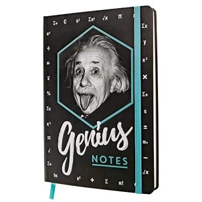 Imagen de Nostalgic Art Cuaderno retro punteado, Einstein Genius Notes Idea de regalo para estudiantes, Bullet Journal dotted, Diseño vintage, A5, 54008
