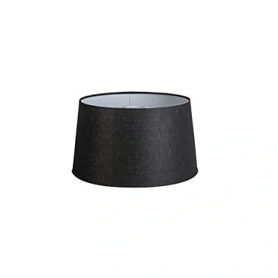 Imagen de QAZQA lino Pantalla negro 35cm, lámpara colgante,Pantalla de pie