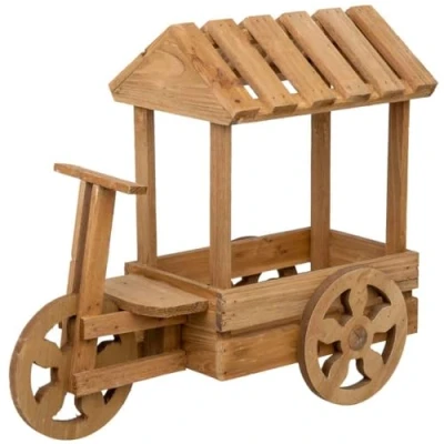 Imagen de Soporte macetero de madera