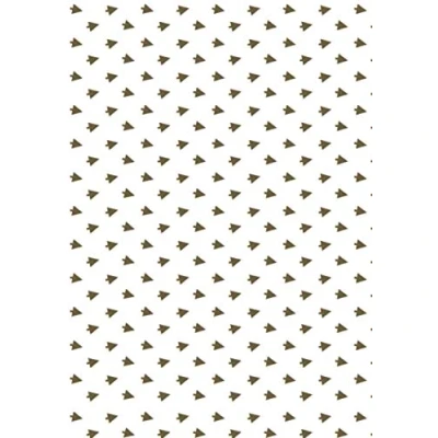 Imagen de Sachet de Papier Soie 4f Pliees 50x70cm Sapins Or