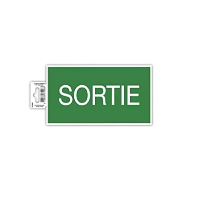 Imagen de Exacompta Ref. 67006E Panel adhesivo antideslizante de PVC 1 Salida 20x11 cm Verde