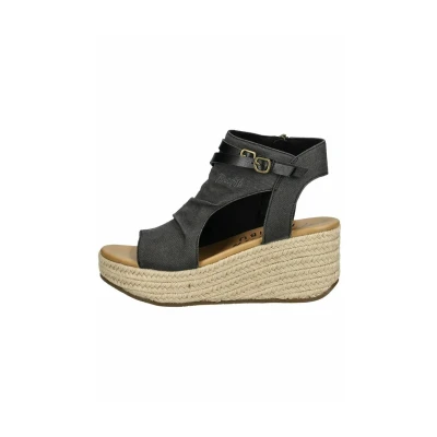 Imagen de Blowfish Malibu Lacey c Cuerda, Sandalias con cuña Tipo Alpargatas Mujer, Black, 37 EU