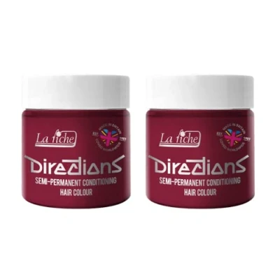Imagen de 2 x La Riche Directions Semi Permanent Hair Color Bote de 100 ml (Tulip)
