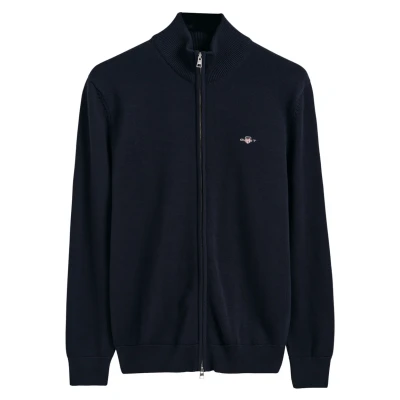 Imagen de GANT Casual ZIP Chaqueta de punto, Hombre, Talla: 3XL, Evening blue