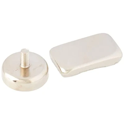 Imagen de N42 Magnet de Bote Neodimio Con Perno M5 Para Artes, Manualidades, Fabricacion Modelos, Bricolaje, Pasatiempos, Oficina Y Hogar 25mm Diametro x 8mm Espesor 20kg