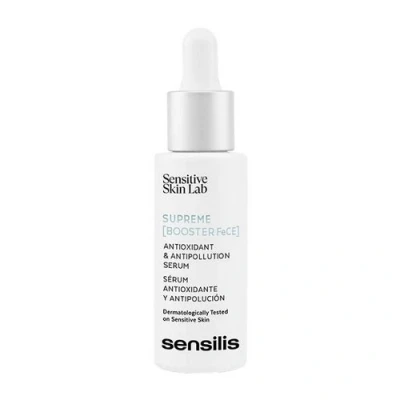 Imagen de Sensilis Supreme Booster Fece Sérum Antioxidante Y Antipolución Con Ácido Hialurónico Vitamina C, Para Pieles Secas Normales 30 Ml