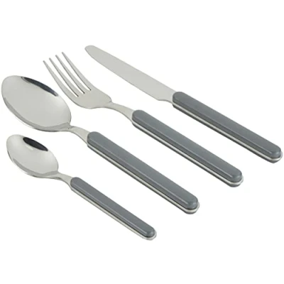 Imagen de Brunner Delice Cubertería (16 Piezas), Color Gris