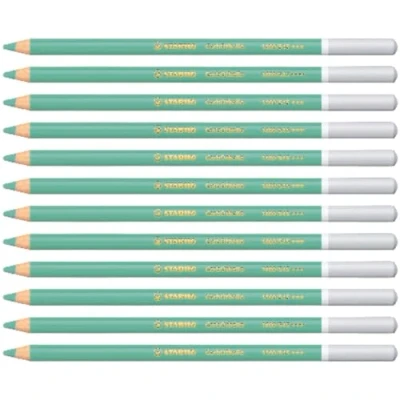 Imagen de Lápiz de Color tiza pastel STABILO CarbOthello Caja con 12 unidades verde claro
